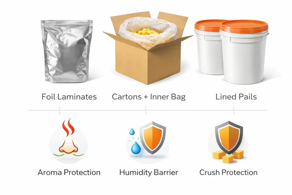 Bulk Freeze Dried Mango Slice vs Cubes, Packaging Options, and Quality Grades