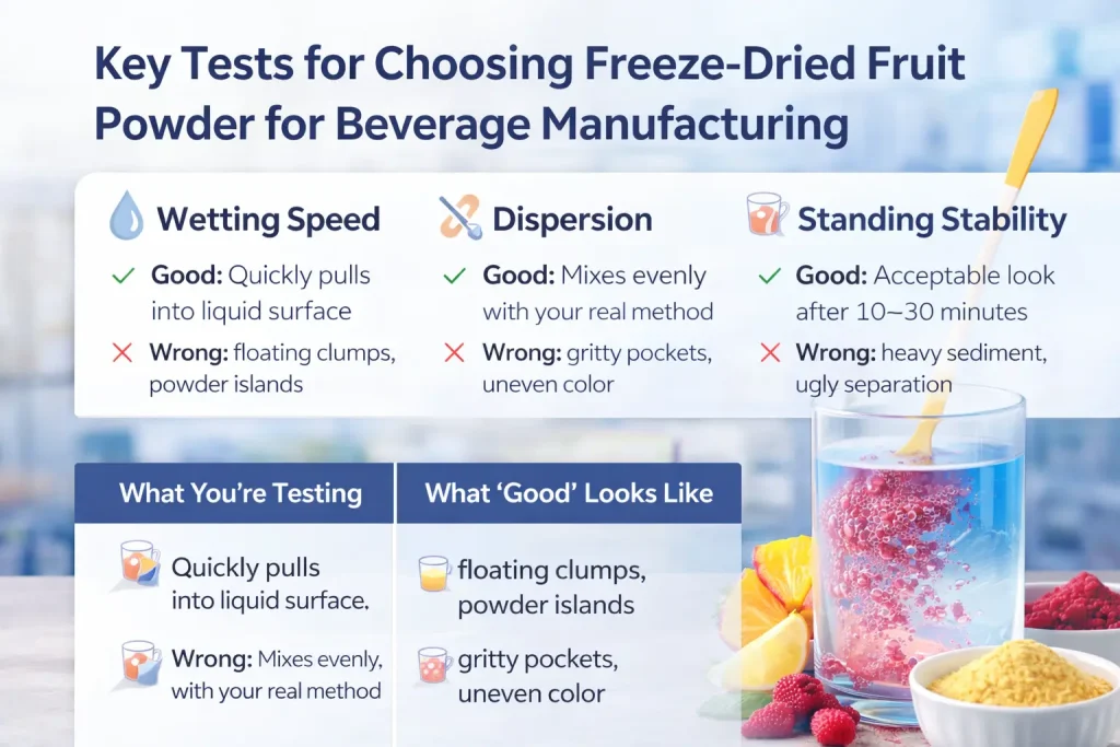 US Beverage Brands’ Checklist for Choosing Freeze-Dried Fruit Powder
